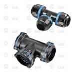 Prevost Aluminum Equal Female Tee Fitting For Pipe