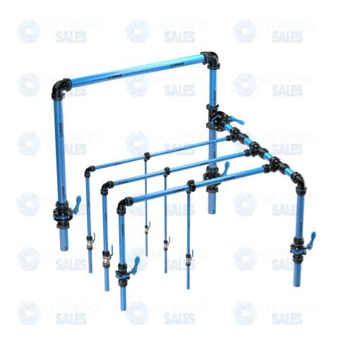 Prevost Aluminum Equal Female Tee Fitting For Pipe