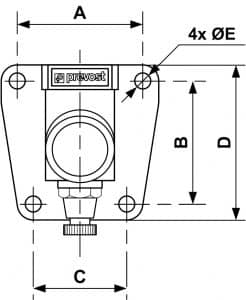 Prevost Threaded Wall Manifolds 24 0000045097 Mf 103 S1 -