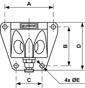 Prevost Threaded Wall Manifolds 26 0000045100 Mf 100 S2 -
