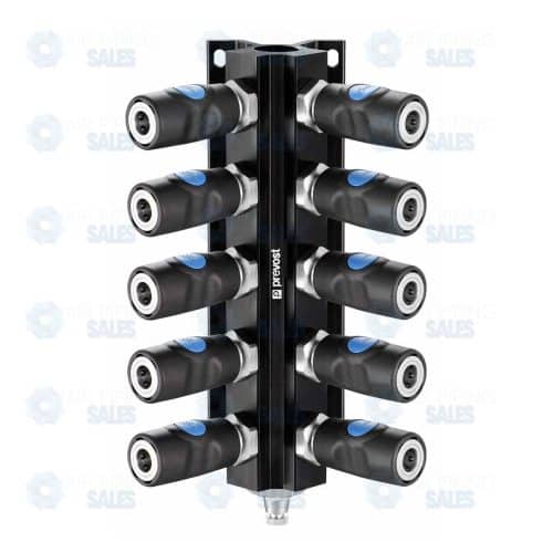 Prevost 4-10 Port 3/4" Female NPT Wall Manifold 13 Prevost 4-10 Port 3/4&Quot; Female Npt Wall Manifold