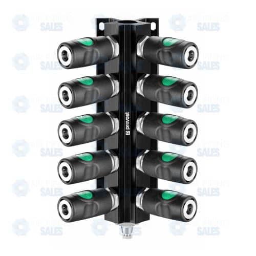 Prevost 4-10 Port 3/4" Female NPT Wall Manifold 15 Prevost 4-10 Port 3/4&Quot; Female Npt Wall Manifold