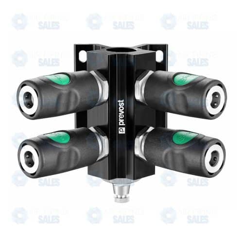 Prevost 4-10 Port 3/4" Female NPT Wall Manifold 3 Prevost 4-10 Port 3/4&Quot; Female Npt Wall Manifold