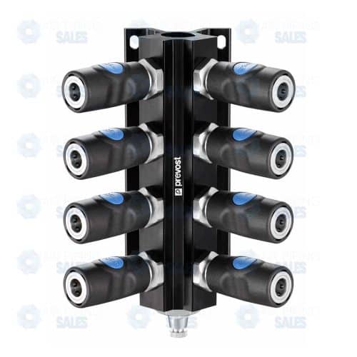 Prevost 4-10 Port 3/4" Female NPT Wall Manifold 9 Prevost 4-10 Port 3/4&Quot; Female Npt Wall Manifold
