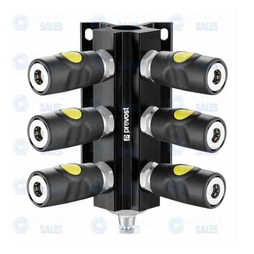 Prevost 4-10 Port 3/4" Female NPT Wall Manifold 8 Prevost 4-10 Port 3/4&Quot; Female Npt Wall Manifold