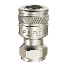 Prevost Female Unvalved Coupler 3/4"