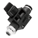 Prevost Conex Male Thread/Tube Valve Three Ways - Inlet Male/Outlet Tube