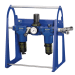 Prevost Filter-Regulator-Lubricator Alto 4 With A Non-Lubricated Outlet On A Gantry