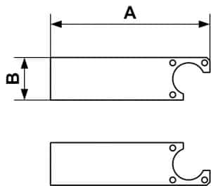 Prevost Wall Bracket For Spc Separator 4 0000044077 SPC Q -