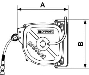 Prevost DRFBI Series Hose Reel 