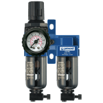 Prevost Alto 1 - 2-Piece-Set - 1/4'' Microfilter Assembly With Regulator (Gauge Included) And Wall Bracket