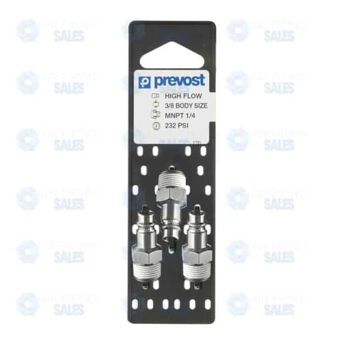 Prevost Male Plug: High Flow Profile (ERP Series) 7 Prevost Male Plug Industrial High Flow