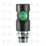 Prevost Male Coupler: High Flow Profile (Esi Series)