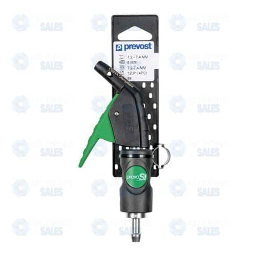 Prevost Prevos1 Blow Gun with OSHA Polyamide Composite Nozzle - Pocket Model 13 Prevos1 Blow Gun, Quick Coupler And Ear Clamp Set - Pocket Model