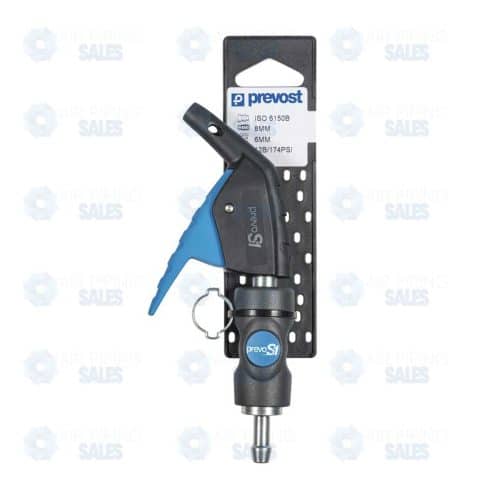Prevost Prevos1 Blow Gun with OSHA Polyamide Composite Nozzle - Pocket Model 14 Prevos1 Blow Gun, Quick Coupler And Ear Clamp Set - Pocket Model