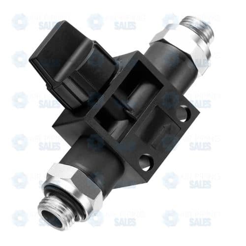 Prevost Conex Male Thread Valve Three-Ways (Inlet Male / Outlet Male)