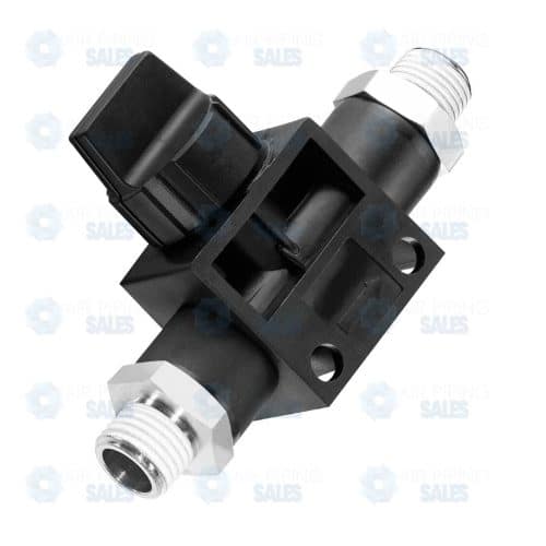 Prevost Conex Male Thread Valve Three-Ways (Inlet Male / Outlet Male)