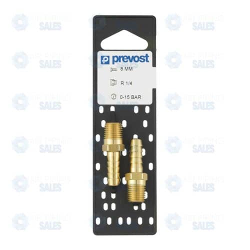 Prevost Brass Hose Barb