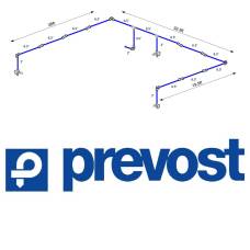 Prevost 1" Garage Kit 3 Drop 90 Ft 3 Prevost garage pipe kit
