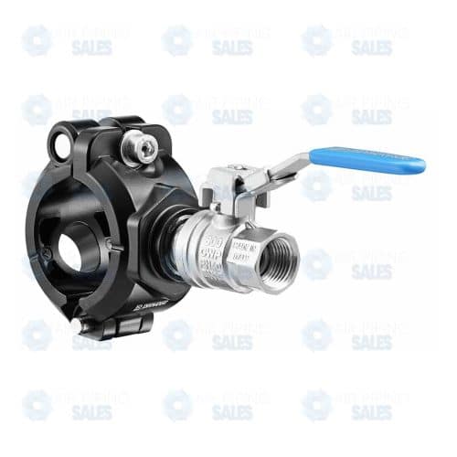 Prevost PPS Aluminum Tapping Flange with Integrated Valve