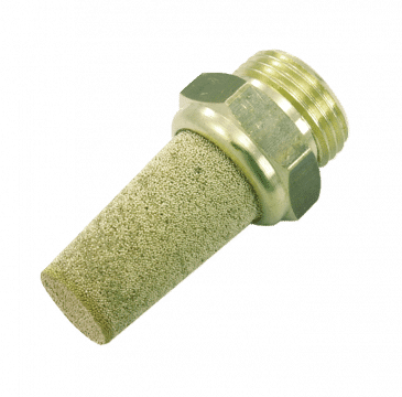 Prevost Cylindrical Flat Male Exhaust Muffler