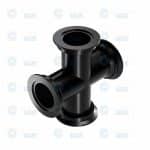 Prevost PPS Aluminum Pipe Cross Fitting (4-Way)