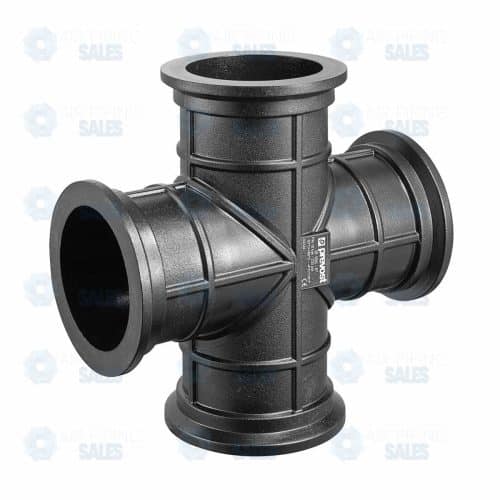 Prevost PPS Aluminum Pipe Cross Fitting (4-Way) 2 Prevost PPS Aluminum Pipe Cross Fitting (4-Way)