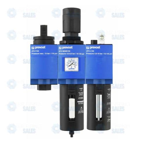 Prevost Filter-Regulator With Manual Valve