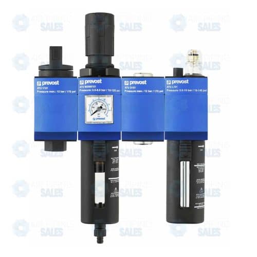 Prevost Filter-Regulator With Manual Valve