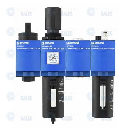 Prevost Filter-Regulator With Manual Valve