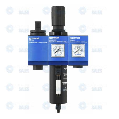 Prevost Filter Regulator With Manual Valve And Progressive Pressurization Valve 3 Units