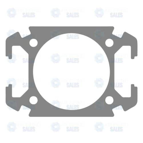 Prevost Pps Square Aluminum Pipe Grey