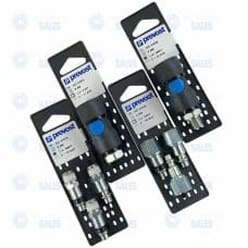 Prevost 1/4" Male/Female Coupler Industrial Body Set (Plugs Included) 2 Prevost 1/4&Quot; Male/Female Coupler Industrial Body Set (Plugs Included) - Image 1