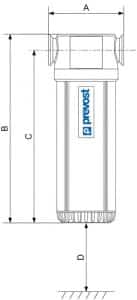 Prevost MSC Cyclone water separator diagram -