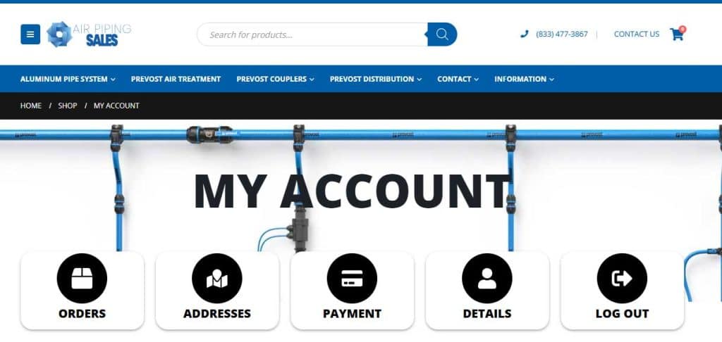 Air Piping Sales Order Tracking