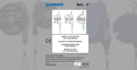 Technical Manuals for Prevost Balancers & Reels