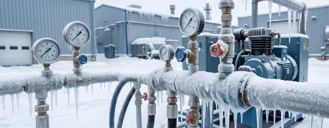 Prevent Frozen Compressed Air Lines